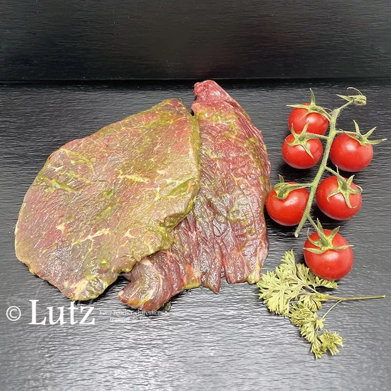 Steaks tranches marinés