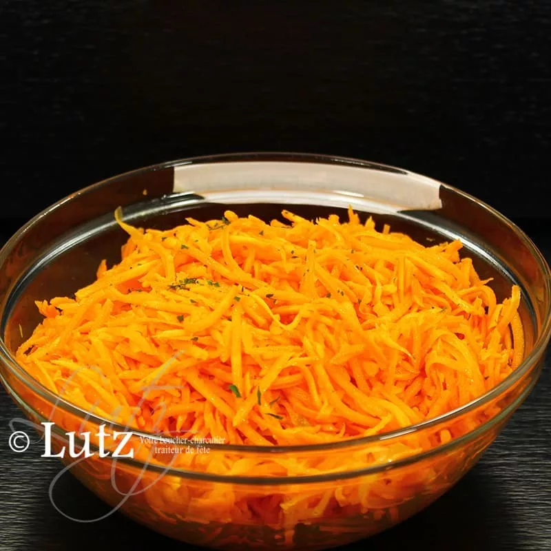 Salade de carottes crues (râpées)