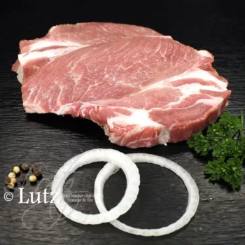 Escalope de porc échine nature