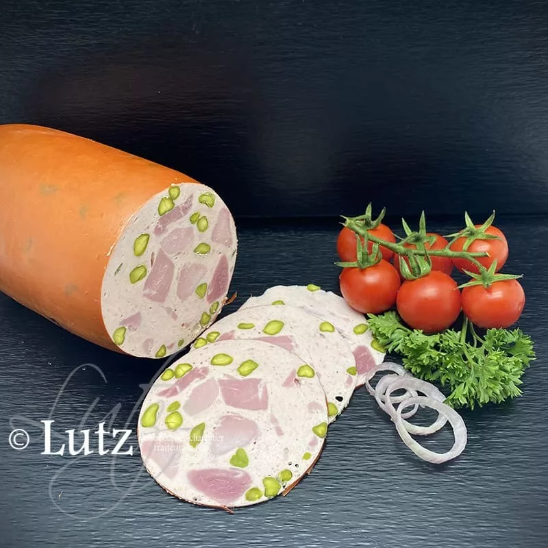 Saucisse pistachée