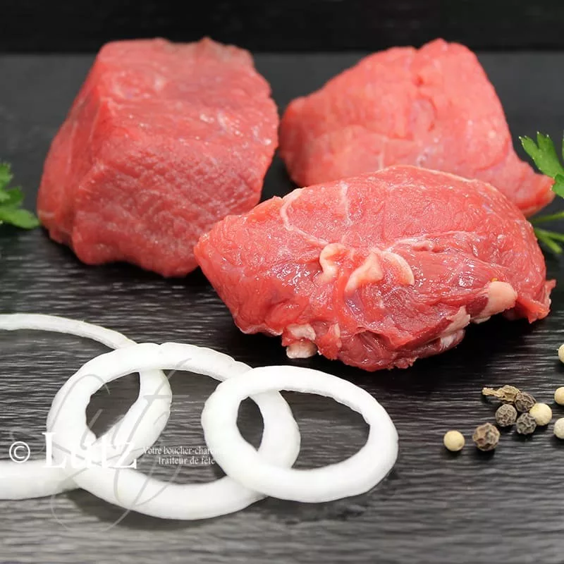 Bœuf bourguignon (viande crue)