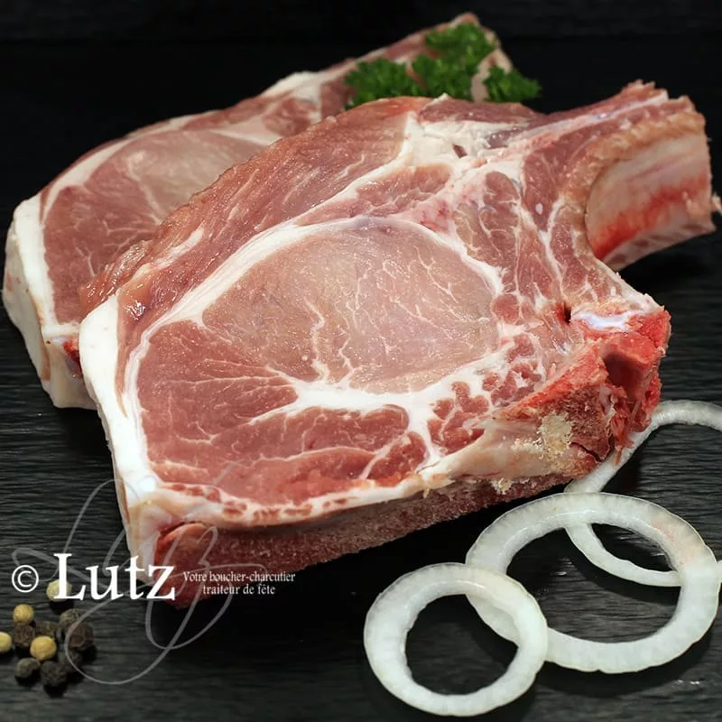 Côte de porc échine/collet nature