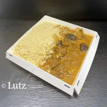 Tajine d'agneau à l'orientale et semoule