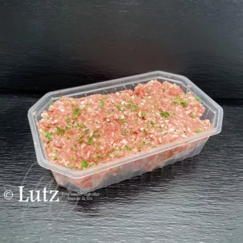 farce assaisonnée viande crue