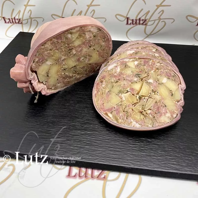 Estomac de porc farci