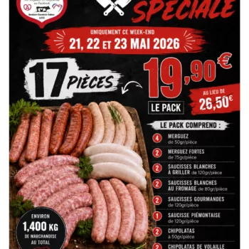 PROMO Pack Grillades 17 pièces
